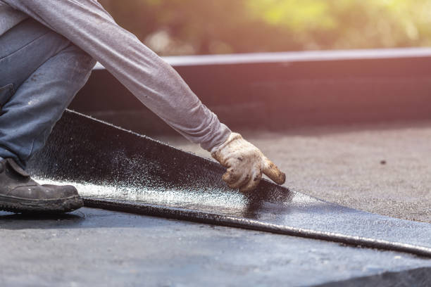 Professional Waterproofing technician working in Reedsville, WI